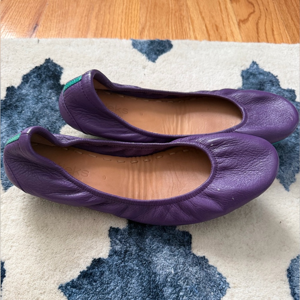 Tieks Lilac foldable flats size 9
